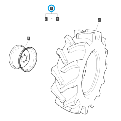 Rueda 23x8.5-12 / G490 / Ls Tractor 40450730