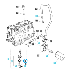 Tesnenie filtra čerpadla / EGQ140 / Traktor LS / č. 40006905