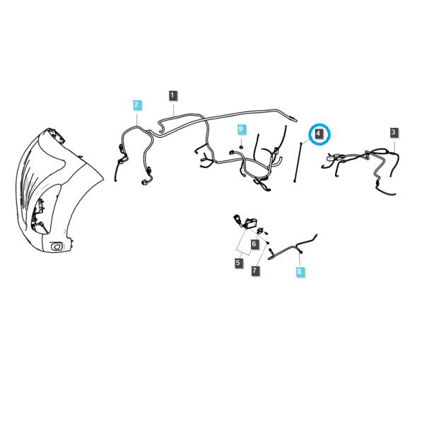 Harness Ground / Ground / TRG730 / Ls Tractor 40007141