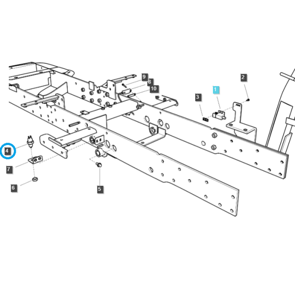 Clutch Pedal Position Sensor / TRG750 / LS Tractor / No. 40007114