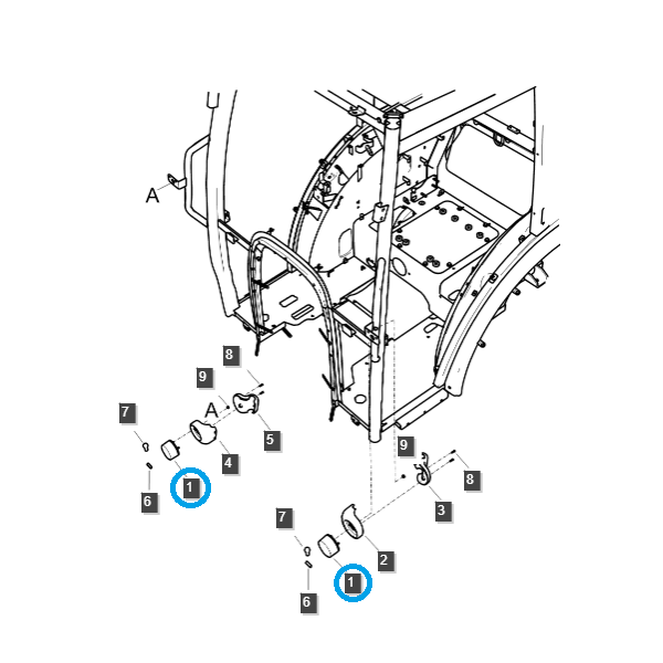 Clignotant avant / TRG760 / Tracteur LS / no.