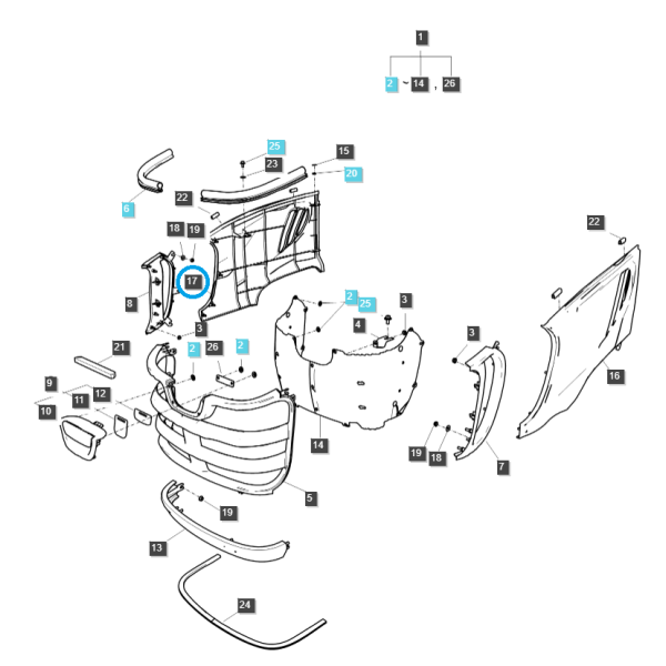 Factice / capot moteur droit / TRG830 / LS Tractor / no.