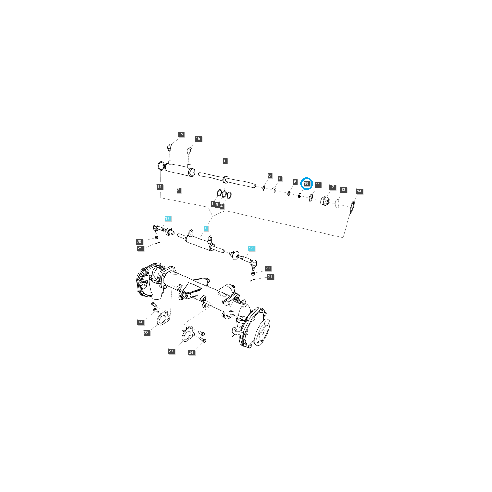 Těsnění / Traktor LS / LS XJ25 / TRG630 / Traktor LS / Č. 40249471