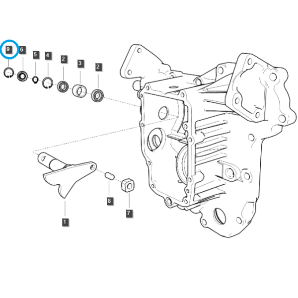 Seeger ring / S811030001 / LS Tractor / no. 40198537