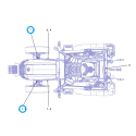 Naklejka emblemat LS MT3.55 / TRG980 / LS Tractor 40433420 | Traktor.com.pl