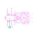 Nálepka EG(3TNV80F)NXD / TRG980 / LS Traktor 40515612