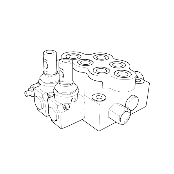 Hydraulikverteiler / TRG827 / LS Traktor / Nr. 40007594