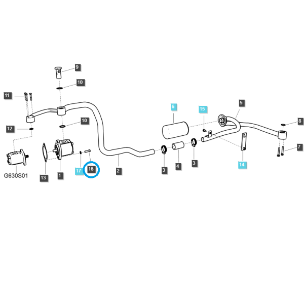 Skrutka M10 x 1,5 x 30 S105103043 / Ls Traktor 40089280