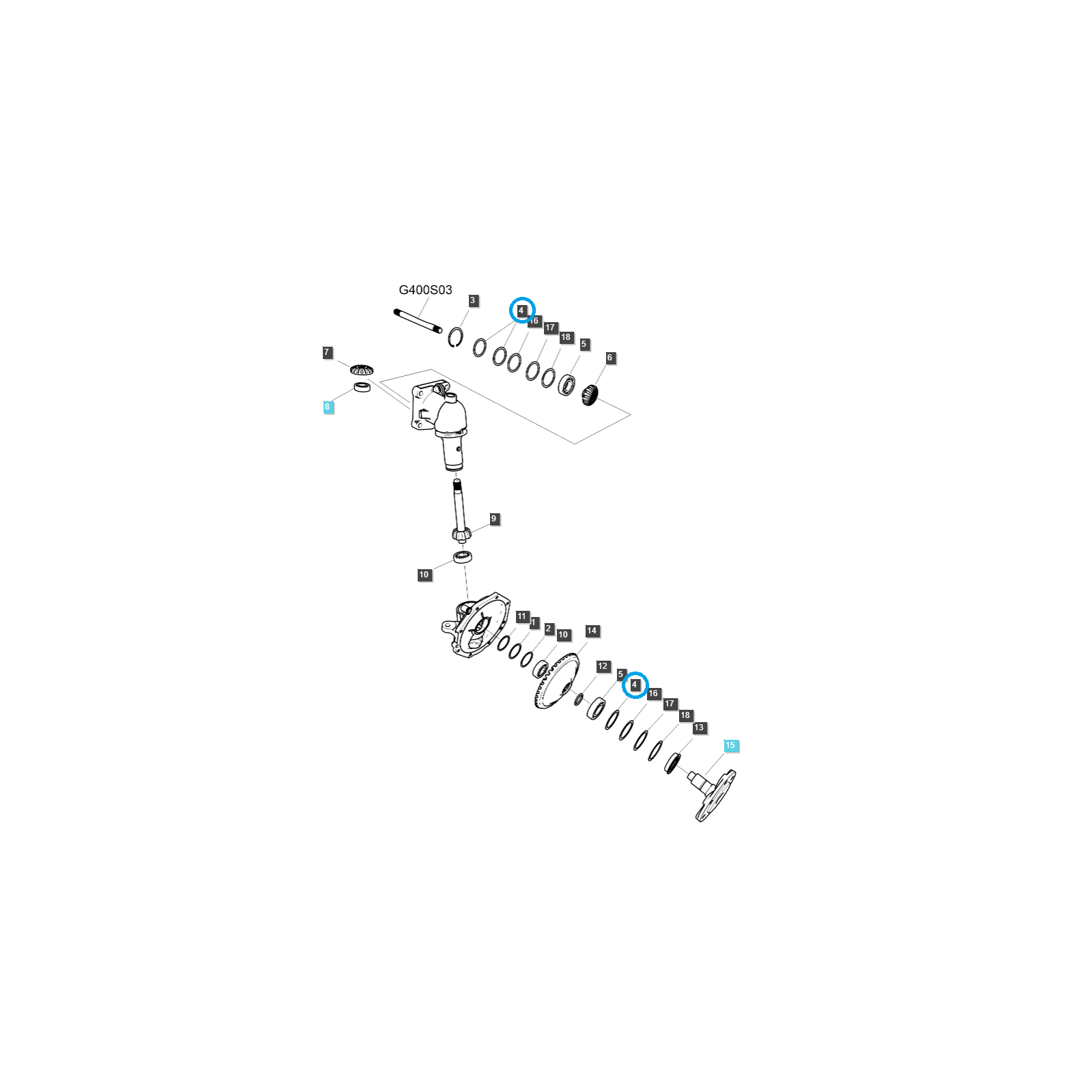 Distanzstück 60,8 x 50 x 1,2 / TRG400 / Ls Traktor 40195047