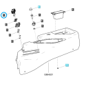 Blok dvoucestného kloubu / LS MT3.35 / LS MT3.40 / LS MT3.50 / LS MT3.60 / TRG825 / nr 40196688