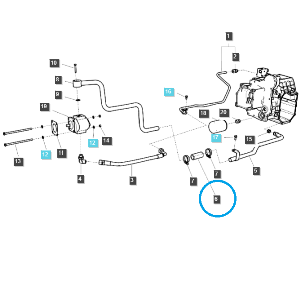 Svěrka / TRG970 / LS Traktor 40323325
