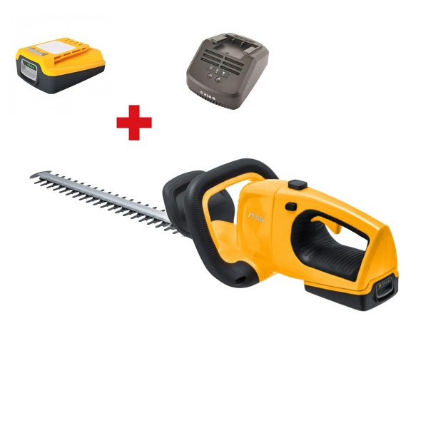 Stiga HT 100e Akku-Gartenschere Set
