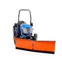 LS-Traktor MT3.35 MEC mit einem hydraulischen 4FARMER-Schneepflug