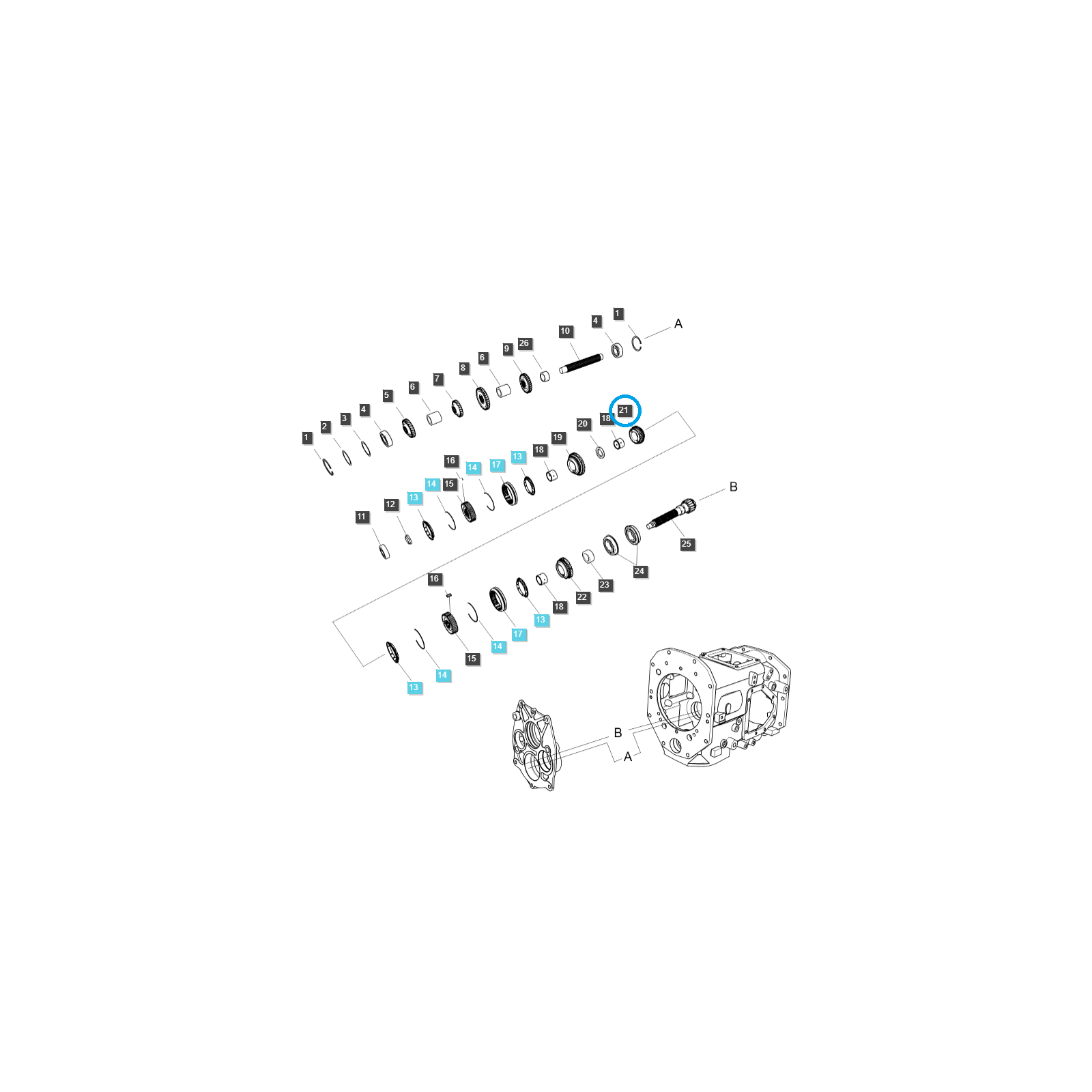 Scelleuse / TRG400 / Tracteur LS 22,8x31x6 n° 40007811