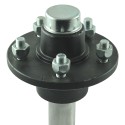 Hub with wheel pin, 40 x 150, Hub