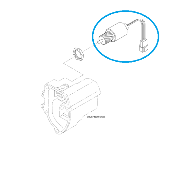 Elektromagnetický ventil palivového čerpadla "gaszak" / LS Traktor / č