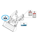Adhesivo con el logotipo del tractor LS / LS n.º 40358812