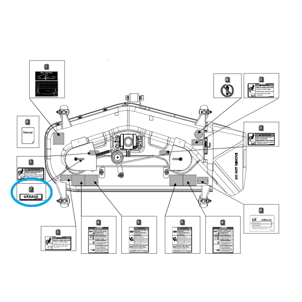Informačná nálepka / LS Traktor č