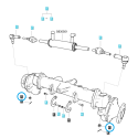 Nakrętka M12 x 1.25 / LS XJ25 / S32612001/ 40193993 | Traktor.com.pl