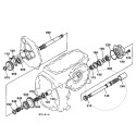 Vývodový hřídel / vývodový hřídel / 390 mm / 6T/24T / Kubota L35 / 34070-23700