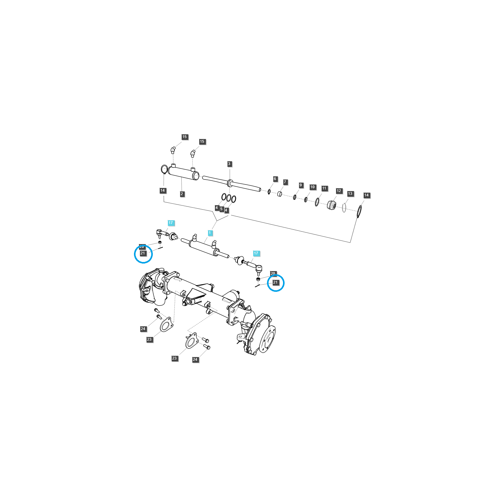 Tracteur Zawleczka / S441253213 / LS / n° 40114536
