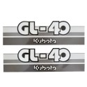 Nálepky Kubota GL40