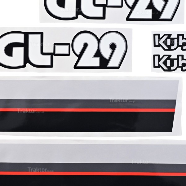 Nálepky Kubota GL29