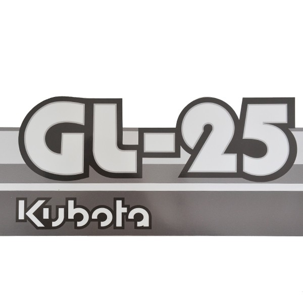 Kubota GL25 stickers