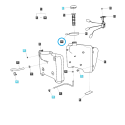 Couvercle de conduite de carburant / TRG040 / Tracteur LS / N° 40194077