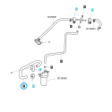 Conduite de carburant / TRG040 / Tracteur LS / N° 40206136