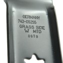 Knives for mower tractor 490 mm / Cub Cadet XT1 OR95/XT2 PR95/XT3 QR95 / 742-05255 / 742-05256 / 19A1328B603
