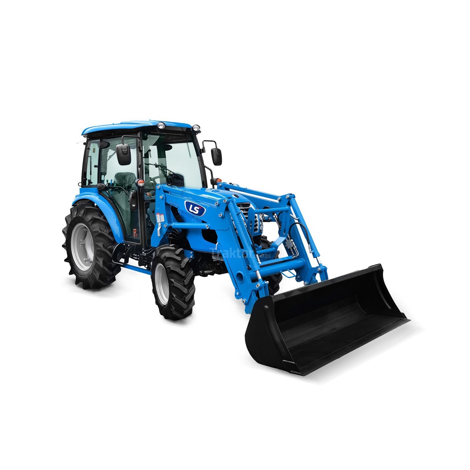 LS Traktor MT3.60 MEC s kabínou a čelným nakladačom