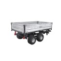 Przyczepa rolnicza dwuosiowa 2,5T z kiprem 4FARMER | Traktor.com.pl