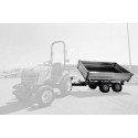 Remolque agrícola de dos ejes 2,5T con remolque 4FARMER