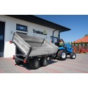 Przyczepa rolnicza dwuosiowa 2,5T z kiprem 4FARMER | Traktor.com.pl