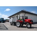 Przyczepa rolnicza dwuosiowa 2,5T z kiprem i nadstawkami 4FARMER | Traktor.com.pl