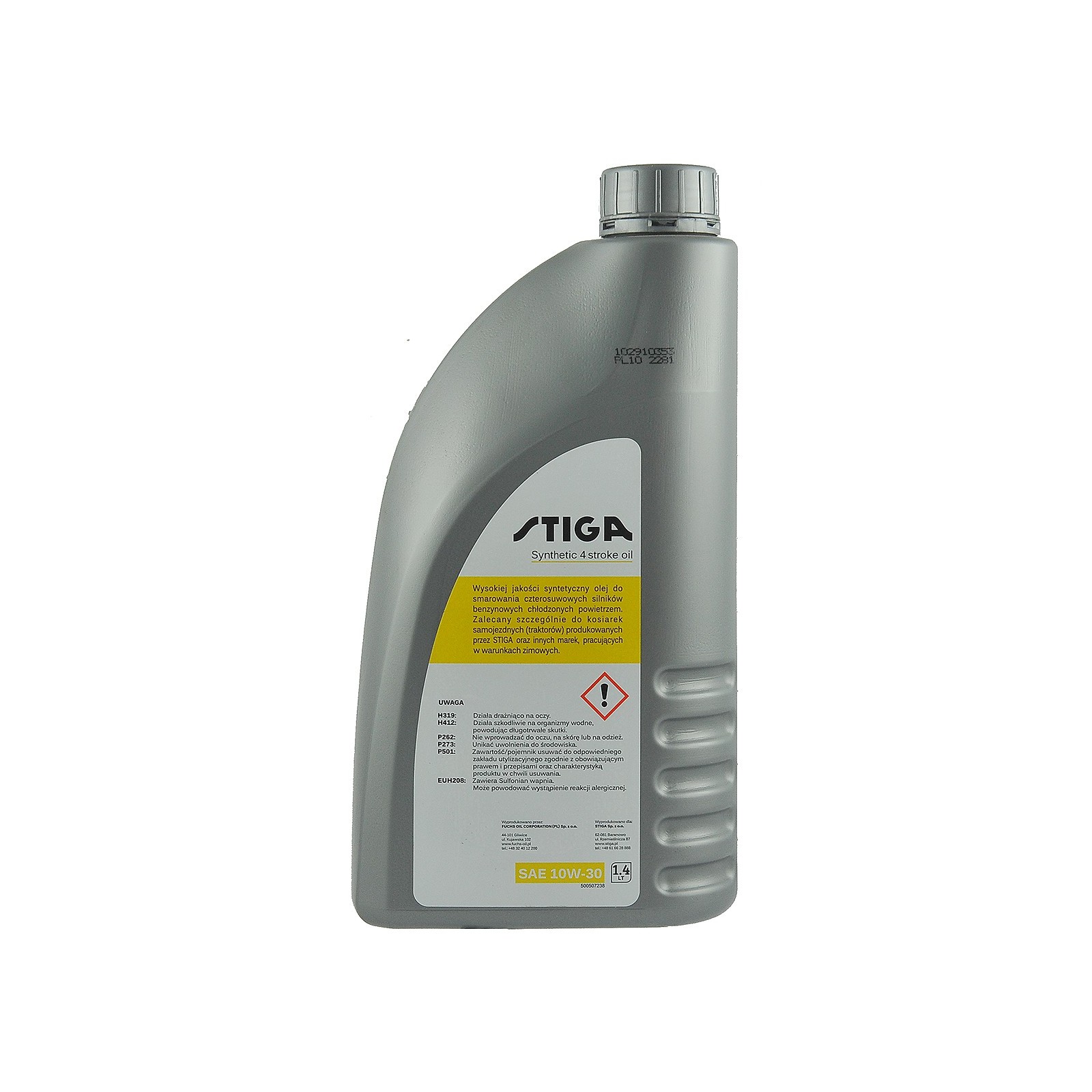 Oil for 4-stroke engines / Stiga / 1L / 10W-30 / API SL/CF / 1111-9238-01
