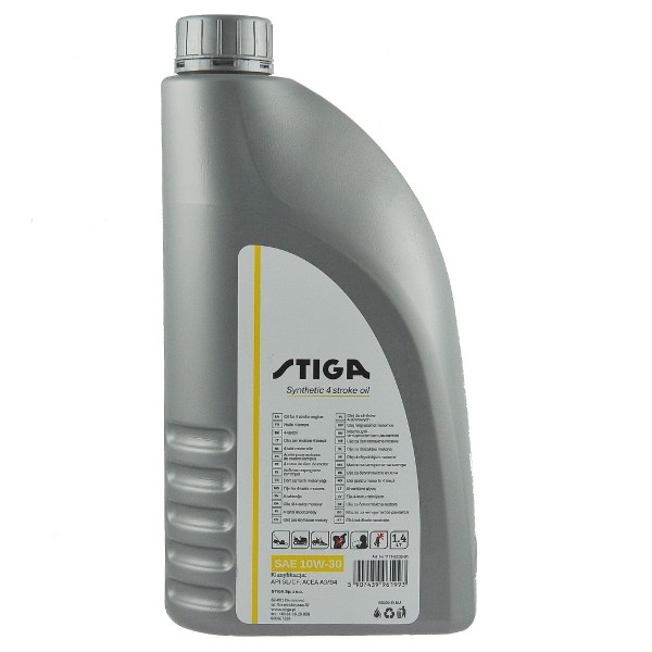 Oil for 4-stroke engines / Stiga / 1L / 10W-30 / API SL/CF / 1111-9238-01