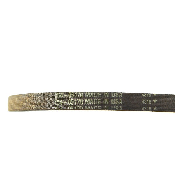 Courroie trapézoïdale Cub Cadet XT3 QR95/XT3 QR106e / 12,7 x 2854 mm / 19A1314A603 / 754-05170