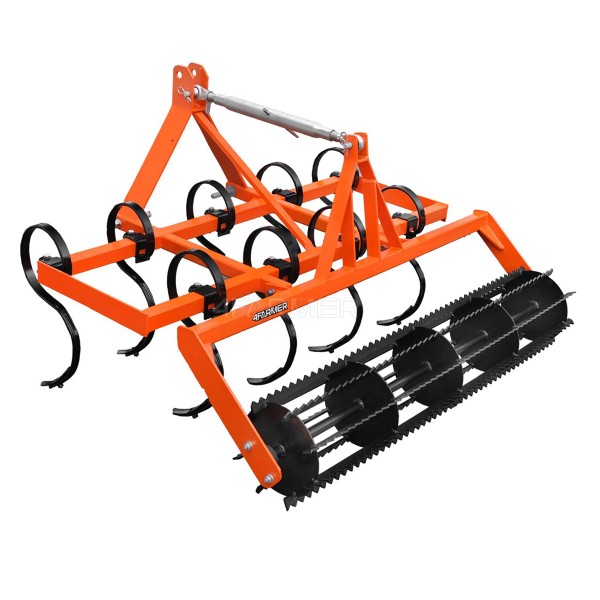 Cultivateur 120 Standard avec un rouleau à ficelle 4FARMER