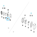 Serrure de porte de cabine droite / TRG862 / Tracteur LS / N° 40371018