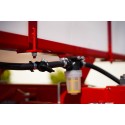 Balayeuse de 150 cm pour tracteur avec panier et bidon d'irrigation 4FARMER
