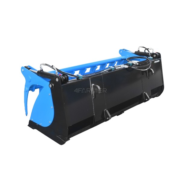 Godet crocodile 180 cm 4FARMER pour chargeurs frontaux LS Tractor