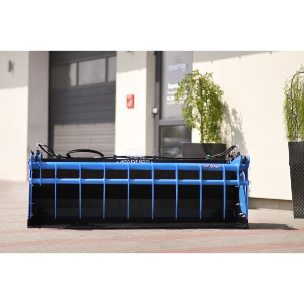 Godet crocodile 180 cm 4FARMER pour chargeurs frontaux LS Tractor