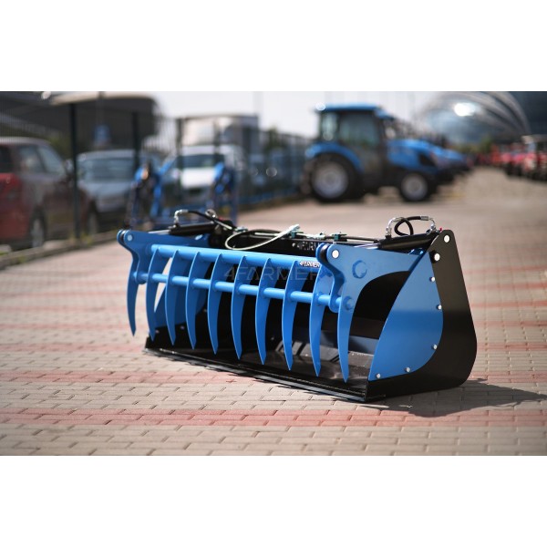 Godet crocodile 180 cm 4FARMER pour chargeurs frontaux LS Tractor