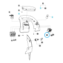 Bouton / interrupteur de mode PTO / TRG750 / Tracteur LS / no.