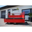 Dvojnápravový poľnohospodársky príves 2,5T s kiperom a sieťovými nástavcami 4FARMER