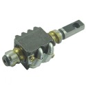 Steering column shaft / 125 mm / Kubota A13 / A14 / A15 / A17 / B40 / B52 / B1-14 / B1-15 / B1-16 / B1-17