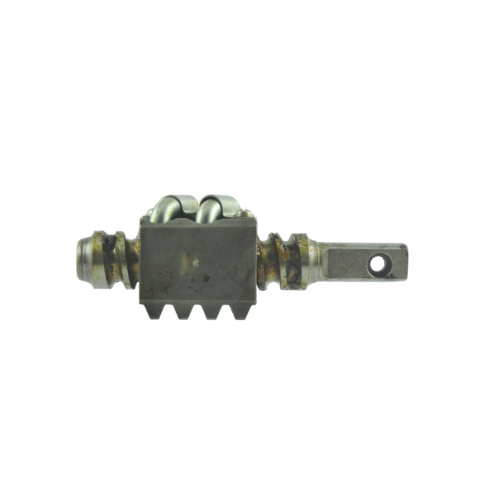 Eje de columna de dirección / 132 mm / Kubota L1802 / L2002 / L2202 / L2402 / L2602 / L2802 / L3202 / L3602 / L4202