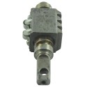 Hřídel sloupku řízení / 132 mm / Kubota L1802 / L2002 / L2202 / L2402 / L2602 / L2802 / L3202 / L3602 / L4202